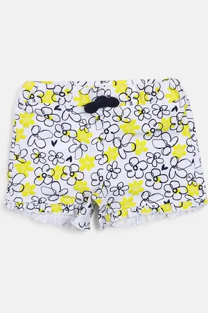 chicco Girls Floral Printed Mid-Rise Shorts