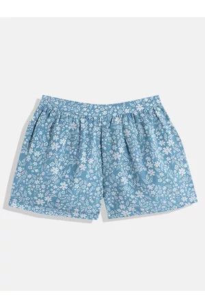 M&H Girls Floral Printed Regular Shorts