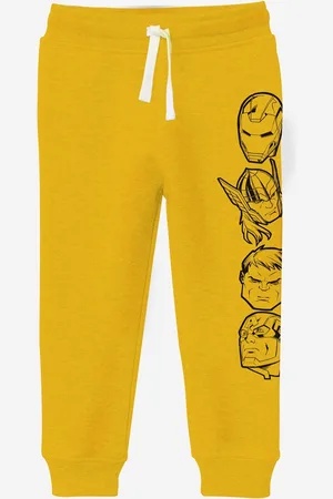 Minicult Boys Printed Cotton Joggers