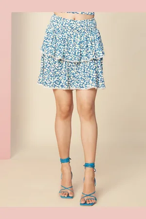 20Dresses Floral Print Tiered Mini Skirt
