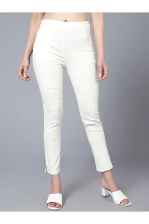 Bani Women Slim Fit Cigarette Trousers