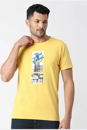 Pepe Jeans Men Graphic Printed Pure Cotton Slim Fit T-shirt