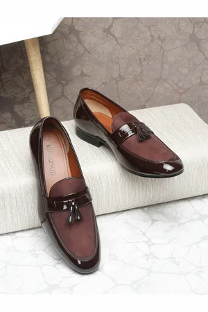 MUTAQINOTI Men Lightweight Leather Loafers