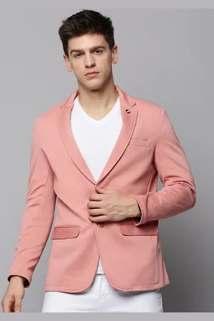 SHOWOFF Men Single Breasted Cotton Casual Blazers