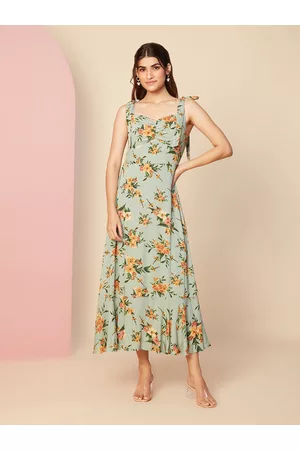 20Dresses Floral Printed A-Line Midi Dress