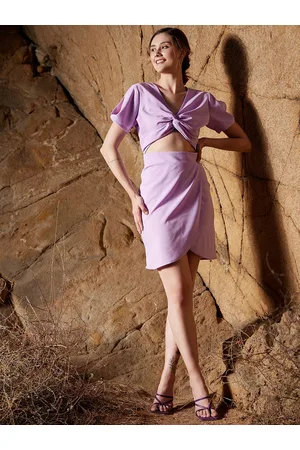ATHENA V-Neck Cut-Outs Dress