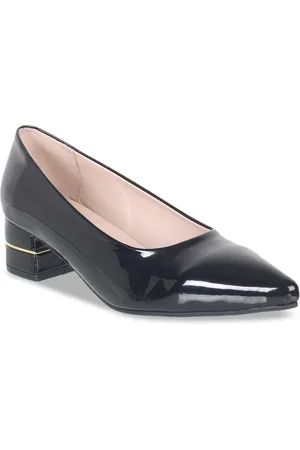 Sherrif Women Black Solid Pumps