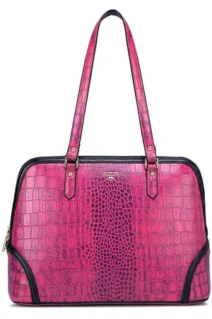 Da Milano Leather Structured Shoulder Bag