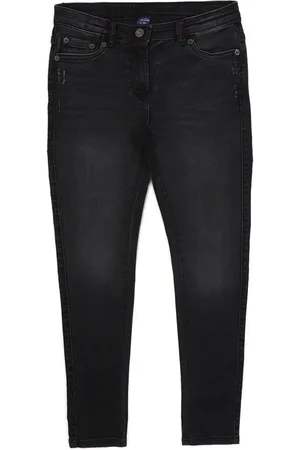 Peter England Girls Slim Fit Light Fade Cotton Jeans