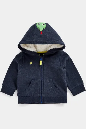 Mothercare Boys Navy Blue Hooded Sweatshirt