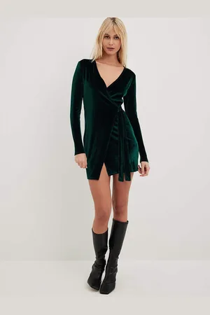 NA-KD Velvet Bodycon Mini Dress