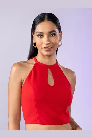 20Dresses Halter Neck Sleeveless Crop Top