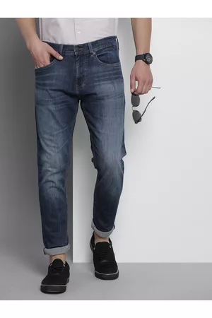 Tommy Hilfiger Men Tapered Fit Heavy Fade Stretchable Jeans