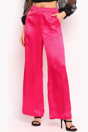 COVER STORY Women Flat-Front Smart Flared Parallel Trousers
