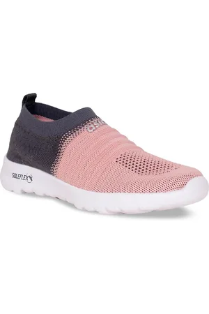 ASIAN Girls Colourblocked Slip-On Sneakers