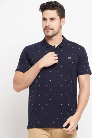 Duke Conversational Printed Polo Collar Cotton Slim Fit T-shirt