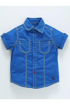 KiddoPanti Boys Standard Casual Cotton Shirt