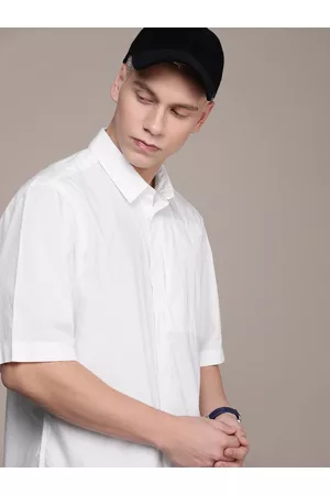 Calvin Klein Men Pure Cotton Boxy Casual Shirt