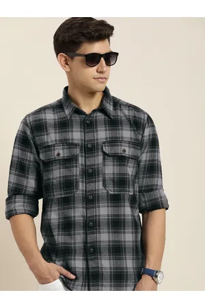 Moda Rapido Men Regular Fit Checked Casual Shirt