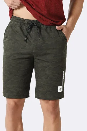 Van Heusen Sport Men Camo Print Drawstring Waist Ultra Soft Knit Shorts
