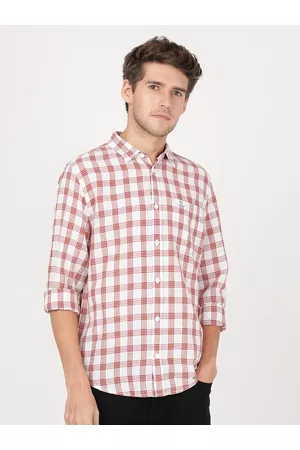 Lee Men Checked Casual Cotton Shirt