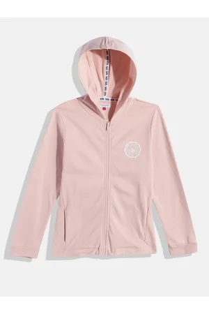 Ralph Lauren Girls Pink Hooded Sweatshirt