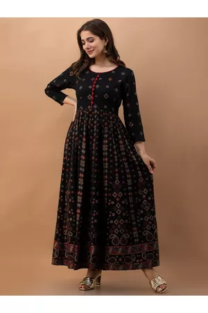 PURSHOTTAM WALA Bandhani Printed Anarkali Kurta