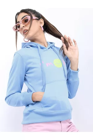 Ketch Women Printed Hooded Sweatshirt