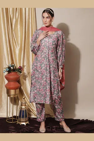 Stylee Lifestyle Printed Pure Silk Unstitched Dress Material