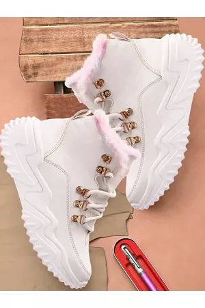 Longwalk Women Round Toe Flatform Regular Boots