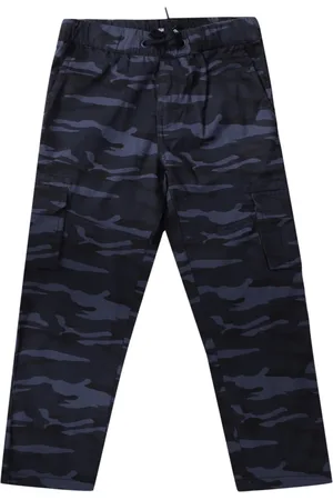 CANTABIL Boys Navy Blue Low Distress Jeans
