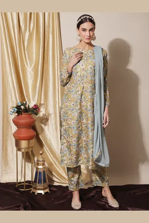 Stylee Lifestyle Printed Pure Silk Unstitched Dress Material