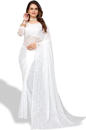 Florence Floral Woven Design Net Saree