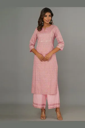 CRAFTED FOR YOU Women Printed Kurta with Palazzos