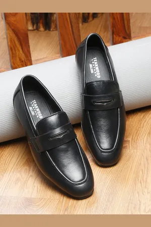 Teakwood Leathers Men Round Toe Formal Loafers