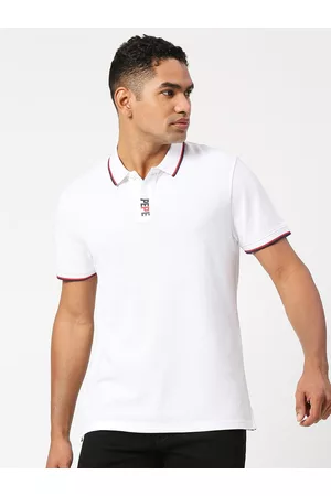 Pepe Jeans Men Polo Collar Pure Cotton T-shirt