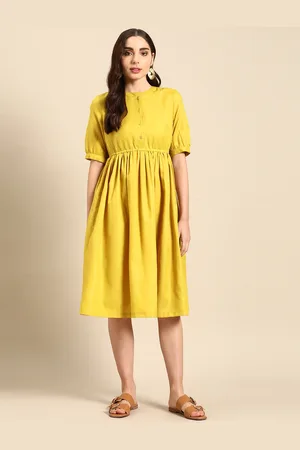 Sangria A-line Flared hem Dress