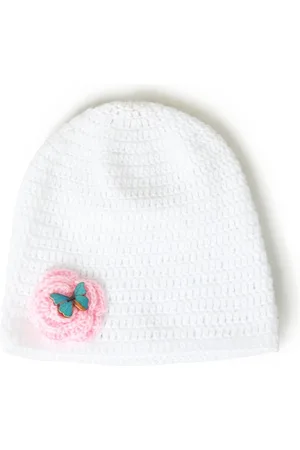 FUNKRAFTS Girls Self Design Wool Winter Beanie