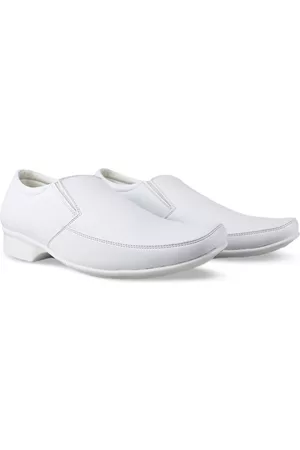 HikBi Men Leather Formal Slip-Ons
