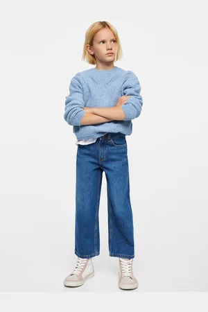 MANGO Girls Open Knit Pullover