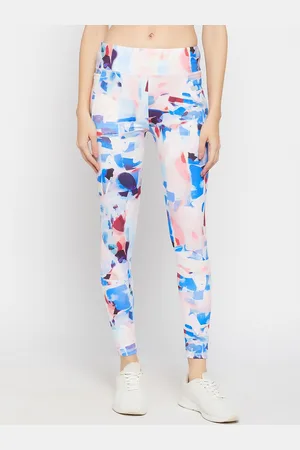 Clovia High-Rise Abstract Print Active Tights