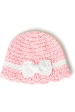 FUNKRAFTS Girls Self Design Woollen Winter Beanie