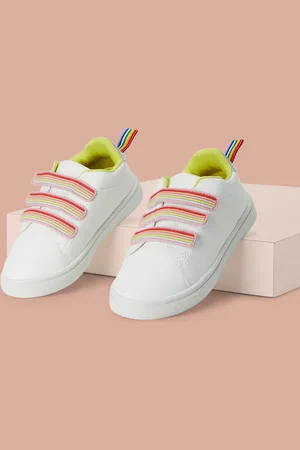 Pantaloons Girls Striped Comfort Insole Basics Sneakers