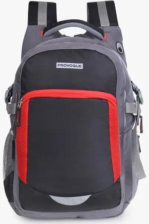Provogue Unisex Navy Blue Backpack with Earphone Gate & Rain Cover