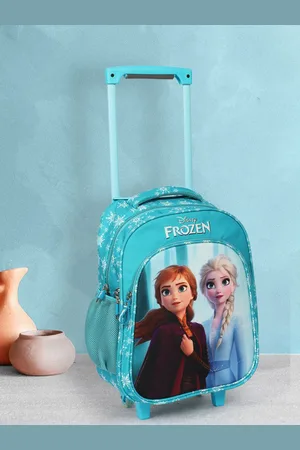 Disney Kids Frozen Printed Ergonomic Water-Resistant Trolley Backpack