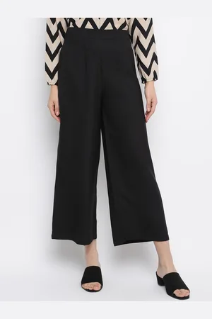 Mayra Women Mid Rise Crop Parallel Trousers