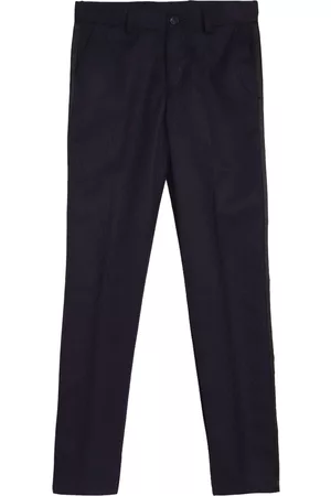 Buy Boys School Uniform Cotton Full Pant | Regular Fit | Ankle Length Formal  Pant (22, White) at Amazon.in