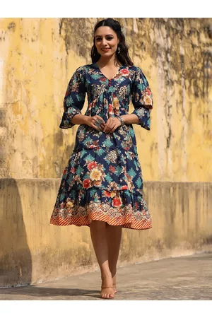 Summer Cute Maxi Floral Dresses Women Loose Linen Clothes | Womens floral  dress, Vintage style blouses, Floral maxi dress