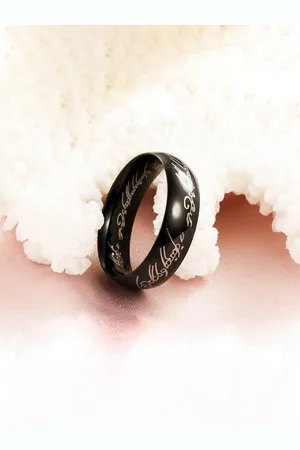 Yellow Chimes Men Band Finger Ring