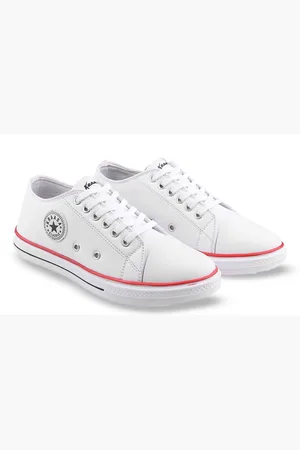 Kraasa Men Lace-Up Canvas Sneakers